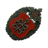 Design 3D élégant Staline révolution d'octobre russe 100 ans anniversaire Badge broche vis épinglette broche