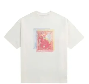 Camiseta sin mangas de algodón 100% con cuello en V y estampado de letras para hombre, estilo informal y cómodo, ideal para verano, estilo hip hop urbano. - Product Image 5