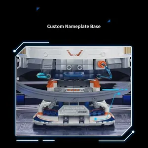 Wekki 506511 Creative Universe Explore Model Space Capsule Astronaut Helmet Steam Educational Toys Gifts Building Blocks Sets - Product Image 5