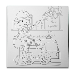 Tự làm bức tranh vải 20*30cm bán sỉ DIY nghệ thuật thiết lập cho trẻ em sơn trẻ em sơn <span class=keywords><strong>Canvas</strong></span> Set - Product Image 2