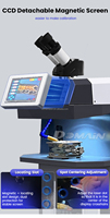 Machine de soudage au laser pour bijoux Mitsubishi 200W, état neuf, pour la réparation de l'or et de l'argent