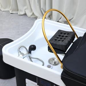Equipo de Spa para Cabeza Japonés, Cama de Champú Negra con Circulación de Agua y Tanque de Agua de 150L - Product Image 3