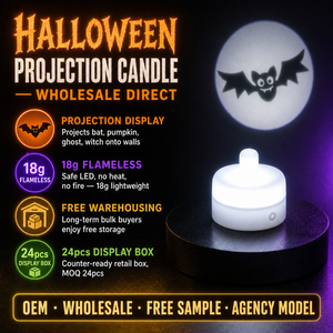 Lampada a Proiezione LED per Halloween, Luce Notturna Decorativa che si Illumina al Buio, Accessorio per Feste, Vendita all'Ingrosso - Product Image 2