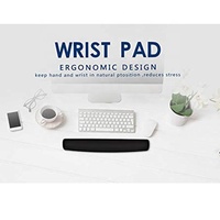 Penyangga Pergelangan Tangan Keyboard Silikon Gel Custom Warna Hitam Laris Manis