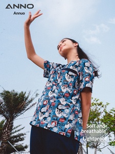 Blusas de tela dobby estampada con detección de agujas para uso en quirófanos y aislamiento de enfermeras - Unisex de manga larga/corta - Product Image 3