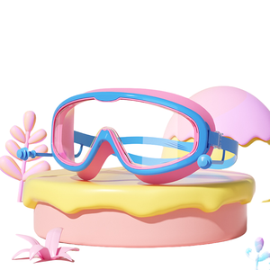 Gafas de natación impermeables antivaho de Marco grande para niños y bebés, gafas de natación para niños al por mayor - Product Image 6