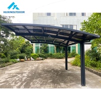 Vente en gros d'abri d'auto en aluminium abri de stationnement pas cher automatique auvent de garage bois traité sous pression Type naturel pour le Canada