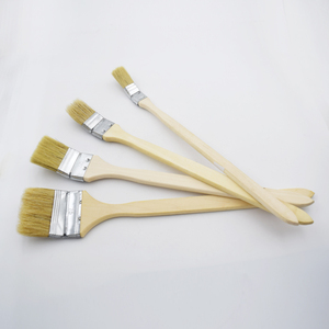 Cepillo de pintura de cerdas de mango largo de madera popular de fábrica para cepillos limpiadores de radiador de tratamiento de pared - Product Image 2