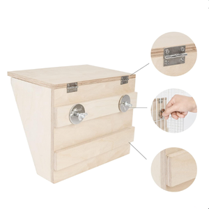 Comederos de Heno para Conejos de Madera al por Mayor para Reducir el Desperdicio, Comederos de Heno <span class=keywords><strong>Autoservicio</strong></span> para Animales Pequeños - Product Image 6
