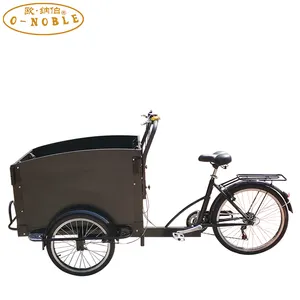 Klassieke Familie Bakfietsen Elektrische Bakfiets