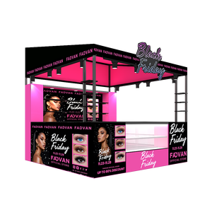 10x10ft tùy chỉnh mô-đun nhôm quảng cáo quán cà phê thanh hiển thị triển lãm thương mại hiện đại gian hàng triển lãm - Product Image 4