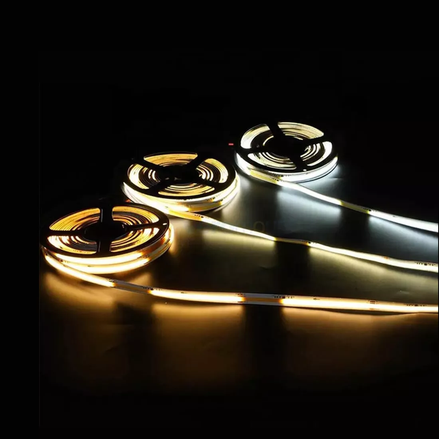 10mm COB LED Strip Lights 24V 360LEDs/M, Addressable, Free Cut, Dynamic Flow & Running Water Effect, CRI90 for Indoor Use