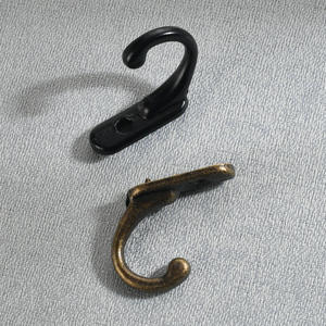 Gancho Colgante de Pared para Cocina de Aleación de Zinc, Diseño Moderno de un Solo Orificio, Desmontable, con Riel Deslizante de Amortiguación Única - Product Image 1