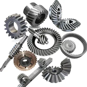 High Quality 90 Degree Angle Electric Car Series Crown Wheel Spiral Pinion And Bevel Gear