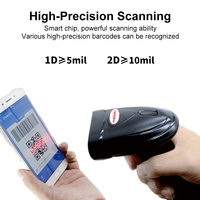 Pemindai Kode QR Genggam Berkabel USB Kecepatan Tinggi Luckydoor Barcode Reader Tersedia