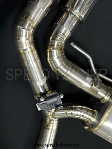 Sistema de Escape Catback Valvetronic de Titanio de Alta Calidad SpeedWinner con Puntas para <span class=keywords><strong>BMW</strong></span> M240 <span class=keywords><strong>M240i</strong></span> G42 B58 3.0T <span class=keywords><strong>2017</strong></span>+ - Product Image 5