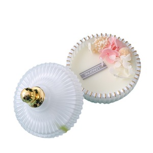 Ensemble de bougies piliers parfumées à la soja écologiques et artisanales avec boîte cadeau pour la maison et l'hôtel, utilisation en <span class=keywords><strong>vacances</strong></span> - Product Image 4