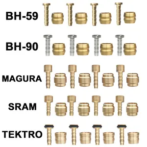 Fiets Olie Naald Olijf Koppen Bh90 Bh59 Fiets Accessoires Vervanging Hydraulische Schijfrem Slang Connector