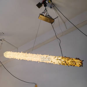 Lustre moderne <span class=keywords><strong>de</strong></span> luxe lampes Cristal Lustre maison lampes <span class=keywords><strong>de</strong></span> salon luminaire suspendu décoration lustre en cristal <span class=keywords><strong>de</strong></span> roche - Product Image 4