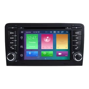2 DIN Android 10 araba radyo Audi A3 8P 2003-2012 S3 2006-2012 RS3 2011 autoradio stereo DVD OYNATICI navigasyon ekranı