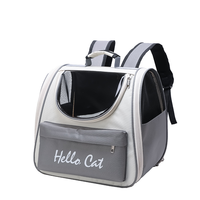 Sac à dos de transport transparent carré en PVC avec fermeture éclair pour chat et chien, sac de voyage portable et respirant pour animaux de compagnie, capsule spatiale pour promenades en extérieur