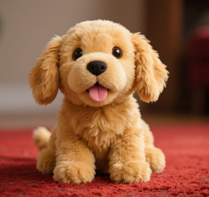 Nuevo Diseño, Adorable Peluche de Perro de Peluche para Cumpleaños, Juguete de Peluche Suave Relleno, 100% Poliéster, Unisex - Product Image 1