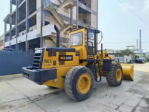 KOMATSU-Machine japonaise de roue de chargeur frontal de 3 tonnes WA320, bon état, équipement agricole d'occasion, composant moteur de noyau, charge nominale de 3 tonnes - Product Image 2