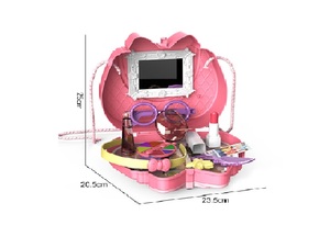 <span class=keywords><strong>Set</strong></span> di Bellezza Giocattolo per Bambine KSF, Borsa per il Trucco in Plastica, Kit Cosmetico per Giochi di Ruolo - Product Image 4