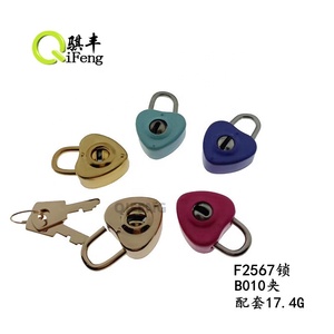 Sắt máy tính xách tay khóa tình yêu hình trái tim kết hợp ổ khóa - Product Image 2