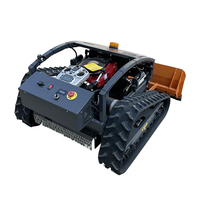 Tondeuse à gazon sans fil agricole, robot à chenilles, machine de tonte pour le jardin