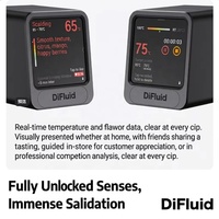 DiFluid Moment : Guide de brassage en temps réel, thermomètre numérique infrarouge à lecture instantanée pour café, référence de saveur intelligente