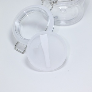 Pot en plastique scellé 220 ml, flacon de crème, emballage cosmétique, pot avec boucle en fer, flacon de soin de la peau, vente en gros - Product Image 2