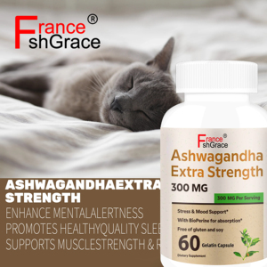 Fabricante de Suplementos de Ashwagandha de Alta Potencia de Marca Privada para Adultos, Apoyo para la Calidad del Sueño, 60 Cápsulas de Ashwagandha - Product Image 2