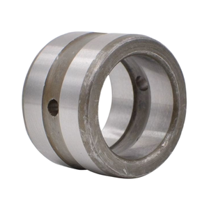 جلبة تزييتية قياسية قابلة للتخصيص من طبقة PTFE بدون زيت، بقاعدة نحاسية/فولاذية + مسحوق برونزي + PTFE، منخفضة الاحتكاك ومقاومة للتآكل - Product Image 2