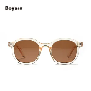 Boyarn Eyewear Fashion Big Frame Round Casual Sun Glasses Vintage Frames Sunglasses Shades
