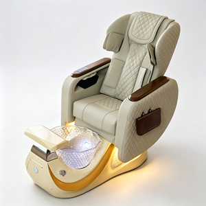 Fauteuil de Pédicure et Manucure Professionnel de Luxe Moderne avec Massage et Spa pour les Pieds - Product Image 1