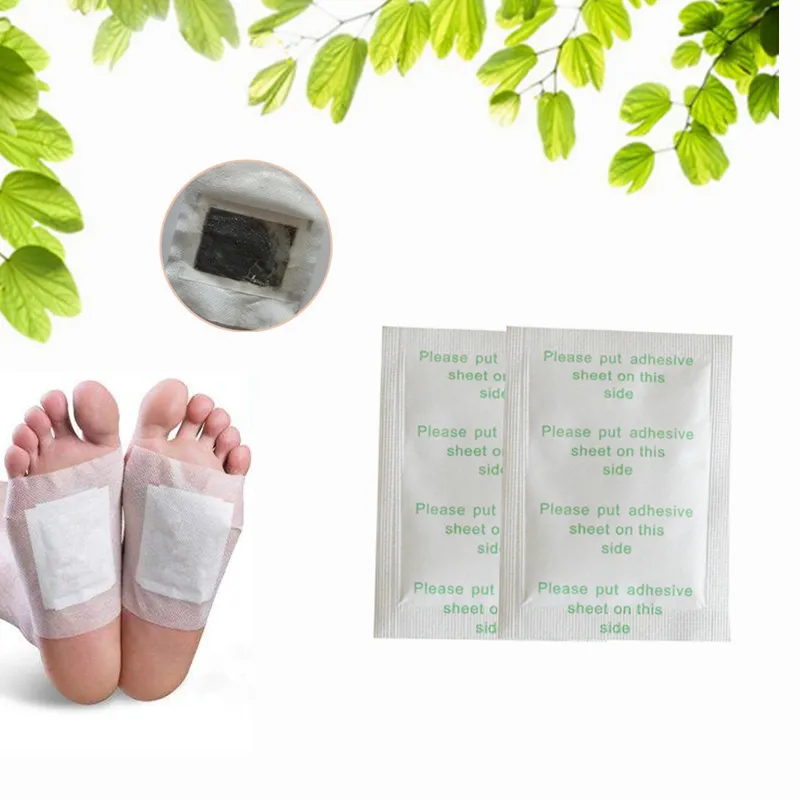 उच्च गुणवत्ता गर्म उत्पादों शीर्ष 20 Kinoki प्राकृतिक हर्बल सफाई स्लिमिंग Sleepimg लकड़ी सिरका बांस Detox सफेद पैर पैड
