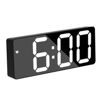 Wholesaler <strong>Best</strong> <strong>Selling</strong> Desktop Voice Control Snooze Led Clock Temperature Display Night Mode Reloj Alarm Clock