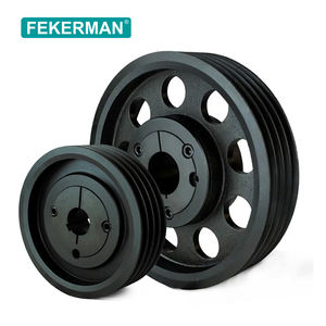 FEKER MAN BRAND 3 GROOVES 4 GROOVES V BELT TAPER BUSH PULLEYS CRUSHER PULLEY - Product Image 1