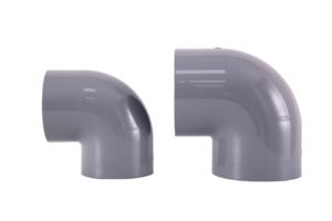 البلاستيك Pvc 90 درجة الكوع مستقيم عبر المحملة <span class=keywords><strong>Upvc</strong></span> موصل لإمدادات المياه السباكة - Product Image 3