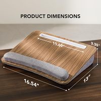 Bureau d'ordinateur portable 100% en bambou personnalisé avec coussin d'oreiller pour la maison support d'ordinateur portable en bois lit livre tablette planche à roulettes