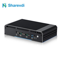 PC Embebido en Caja, Intel Core I3 8va Gen. 8130U I3/I5/I7, Doble Núcleo, 2*LAN, 2-4*COM RS232, 12-24V DC, Doble Pantalla, Módulo WIFI/BT/4G