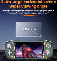 Console de jeu portable S Classic RG52 Pro Max, écran HD 5,5'', machine de jeu vidéo portable, lecteur de jeux Android, 5000 mAh, appareil de jeu WiFi
