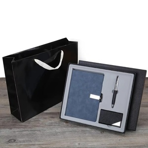Coffret <span class=keywords><strong>Cadeau</strong></span> d'Entreprise Personnalisé : Carnet de Notes avec Étui à Cartes et Stylo, Logo Personnalisé, Couleur et Emballage sur Mesure - Product Image 6