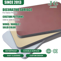 Lámina de PVC Grueso Jianguan para Muebles, Puertas, Decoración de Paredes, Panel de Superficie Lisa, Impermeable y Duradera, Uso Personalizado