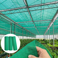 Rouleau de filet pare-soleil en HDPE imperméable, robuste et écologique avec cadre en plastique pour l'agriculture et le jardin