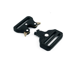 หัวเข็มขัดยุทธวิธีแบบสองง่าม 35 มม. โลหะผสมสังกะสี สีดำ ทนทานต่อการสึกหรอ สำหรับเข็มขัด กระเป๋าเป้สะพายหลัง สายรัดปรับได้ ปลดเร็ว - Product Image 2