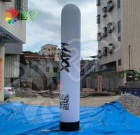 Colonne d'éclairage LED gonflable Tube gonflable géant pour fête