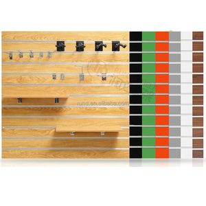<strong>Display</strong> Shelf Supermarket Wood Veneer Panel Decoration <strong>Pit</strong> Board Slotted Panel Rack Supermarket Shelves Planks Channel Board