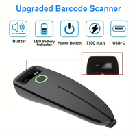 Escáner de Códigos QR 1D 2D Portátil Mini W7 C60, Lector de Códigos de Barras Inalámbrico 3 en 1, Económico y en Oferta